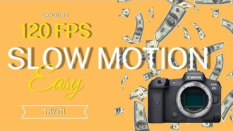 How to Enable 120 FPS for Slow Motion | High Frame Rate on the Canon R5 | 120 fps Huntington Beach