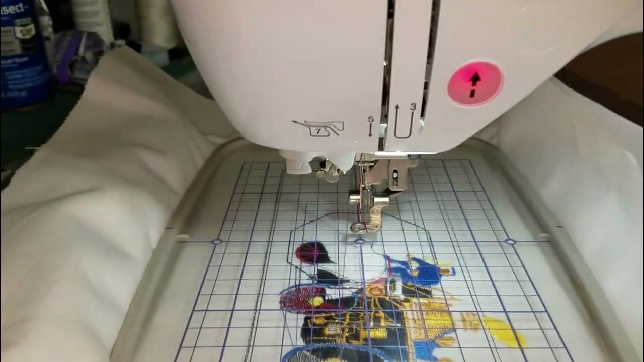 Brother PE800/SE1900 Centering Needle in hoop Hidden Menue YouTube