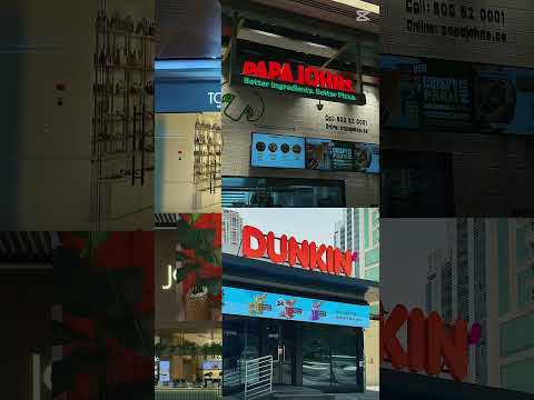 Showcase of signage projects across malls and showrooms in Dubai and Sharjah