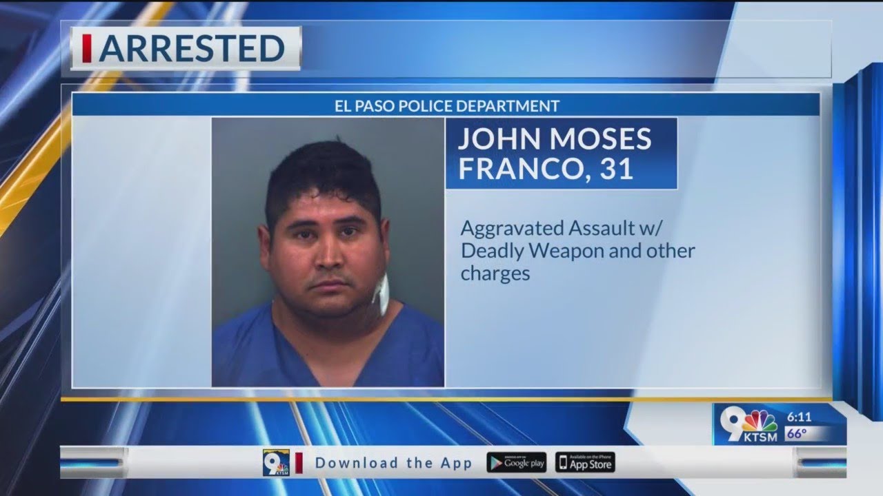 Man charged after officer- involved shooting in Central El Paso - YouTube