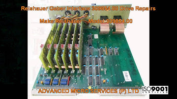 Reishauer Geber Interface 309854 00 Drive Repairs @ Advanced Micro Services Pvt. Ltd,Bangalore,India