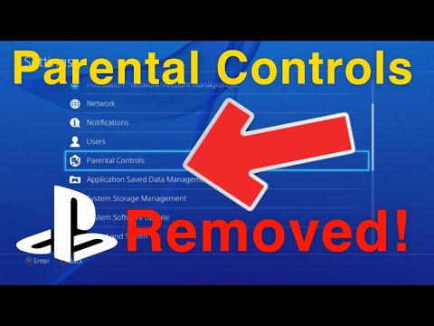 PS4 How to REMOVE Parental Controls  NEW EASY!