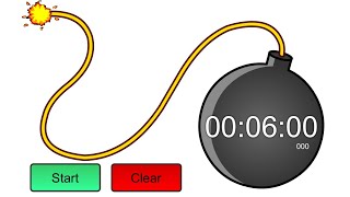 6 MINUTE BOMB TIMER (MUSIC AND ALARM)