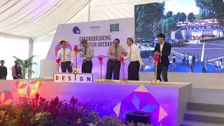 Groundbreaking Ceremony To Mark The Start Of The Construction Of Design Orchard