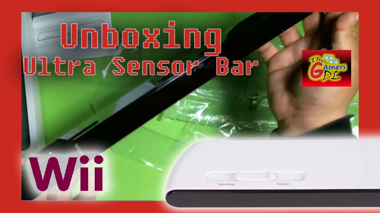 Unboxing Ultra sensor Bar / barra sensora inalambrica wii - YouTube