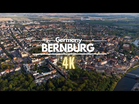 Bernburg, Germany - by DRONE [4K]