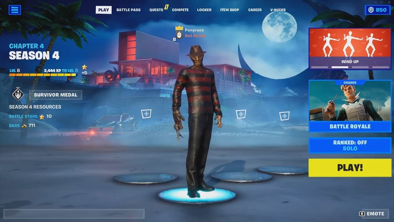 Fortnitemares x Freddy Krueger Skin!? YouTube