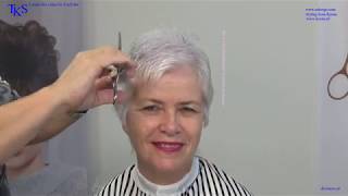 Just Cut me the Shortest Pixie Hairstyle! Tos and her scissorovercomb tutorial by TKS