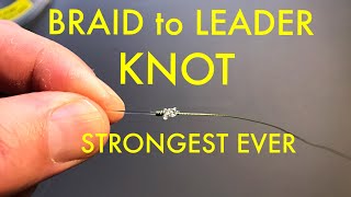 How to tie Braid to Leader Knot - Easy and Simple