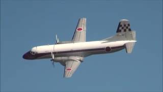 空飛ぶ航空遺産、YS-11の展示飛行【入間航空祭2018】
