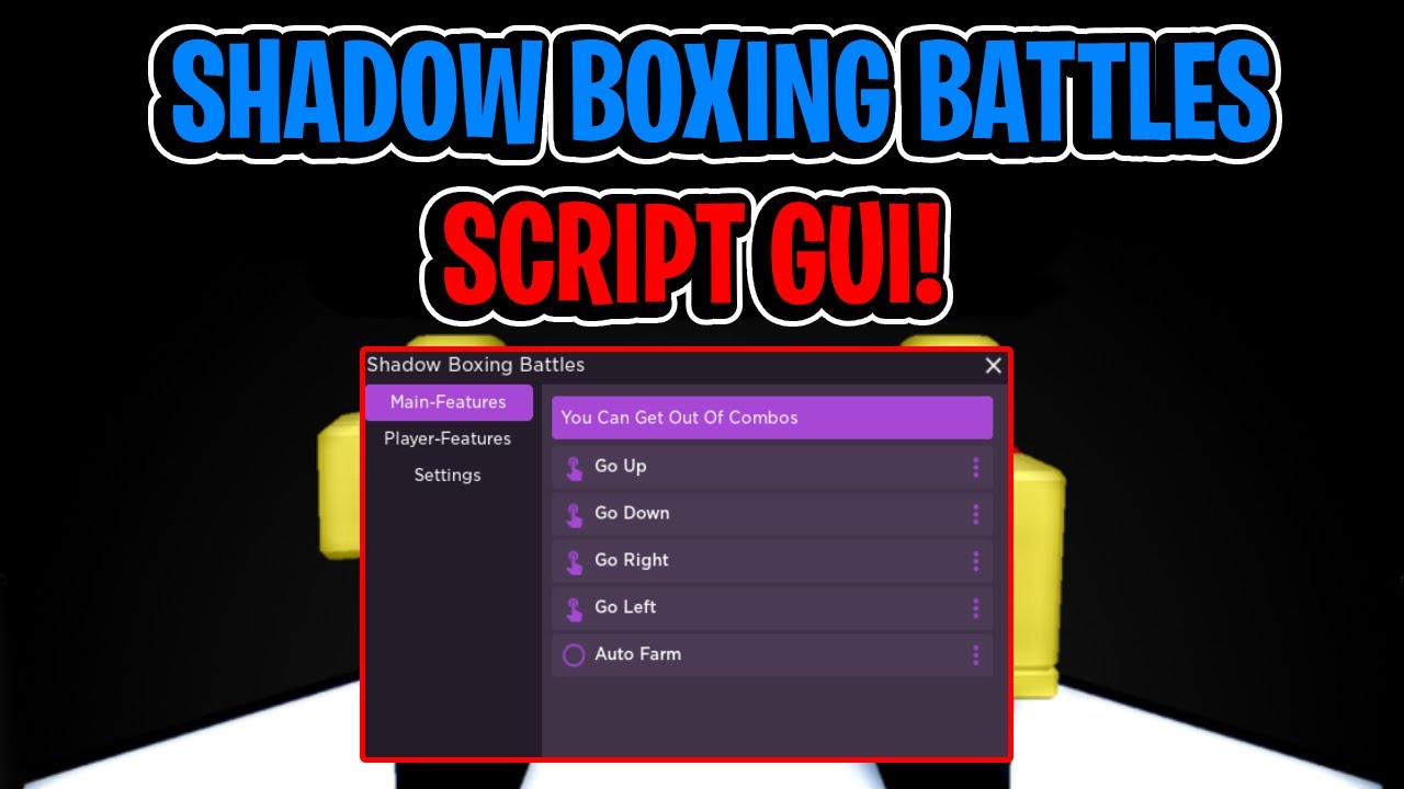 Shadow Boxing Battles Script / GUI Hack, AUTO WIN