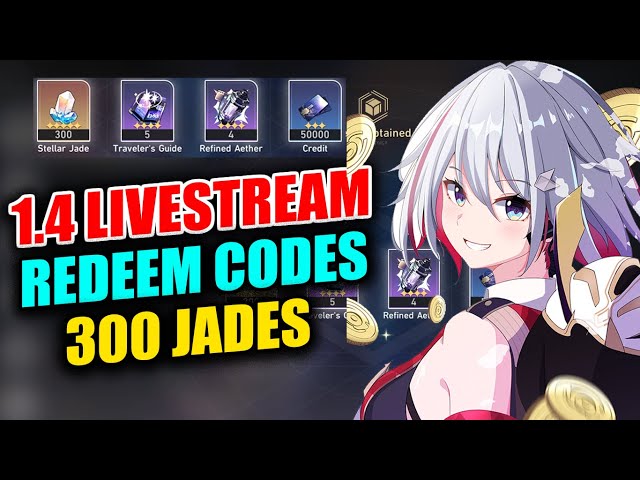 Honkai Star Rail 1.6 Livestream Codes: Redeem Free 300 Stellar Jades