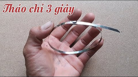 Mẹo tháo dây rút