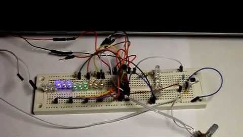 ATtiny85 12 led VU Meter
