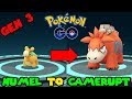 EVOLVING NUMEL TO CAMERUPT (POKEMON GO GEN 3)