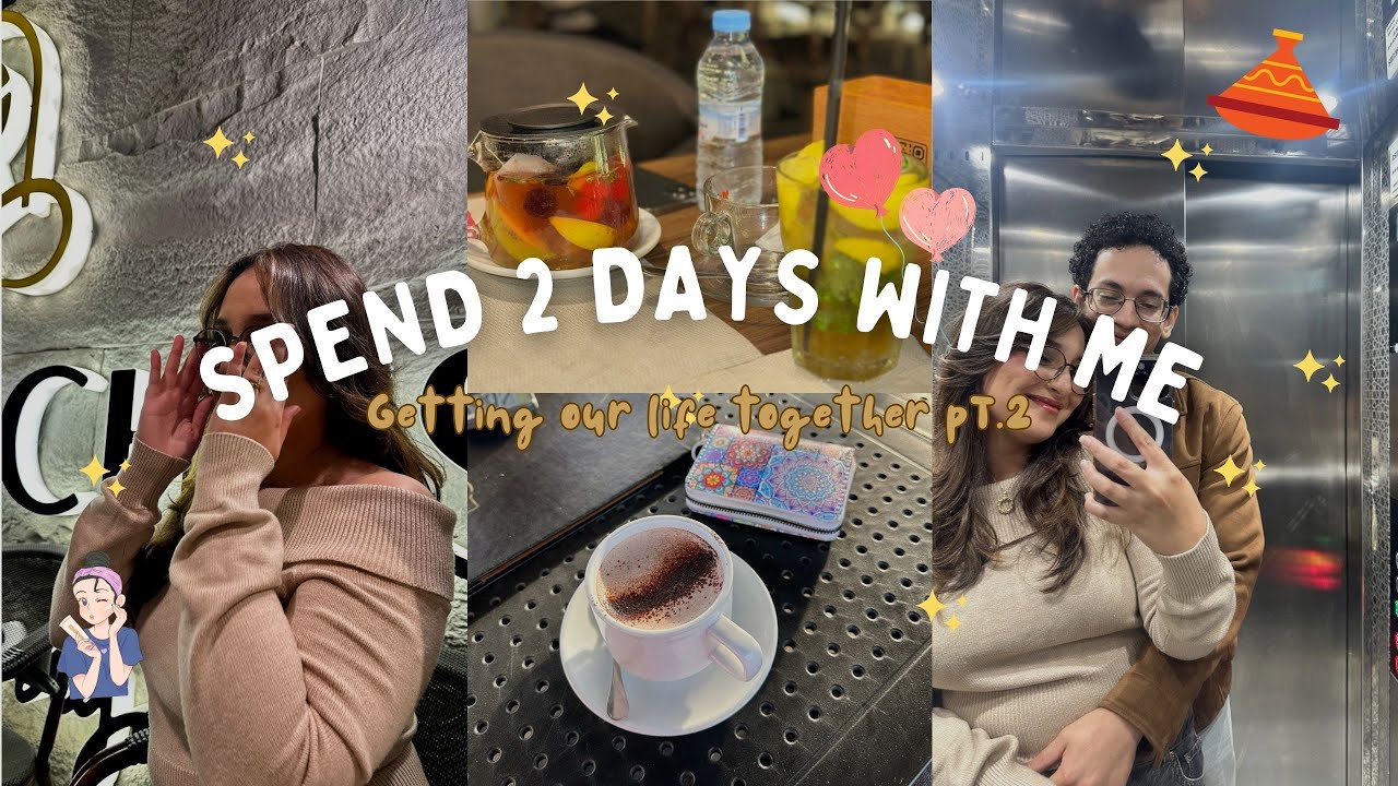 Spend 2 days with me | Big NEWSSS 🫢, Date night 💕, GOLT Pt.2,🇲🇦 أيمن صايب لينا طاجين