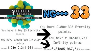 Antimatter Dimensions NG+++ Episode 33: Working my way back up there!