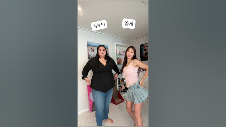 살 빠진 시누이와 올케😊