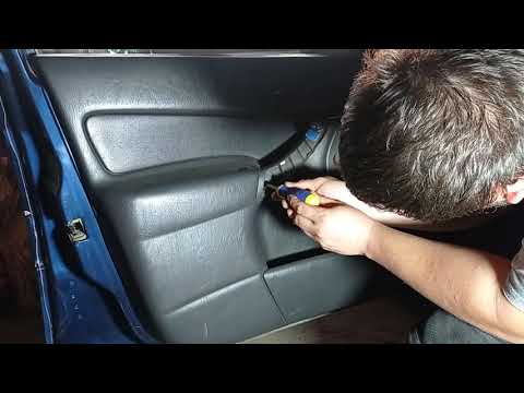 Как снять наружную ручку водительской двери Ford Focus 1