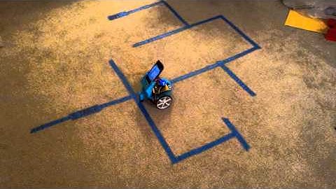 Autonomous Maze Solving Robot - NO SENSORS