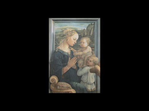 【日めくり３分間名画の旅】248枚目 フィリッポ・リッピ「聖母子」