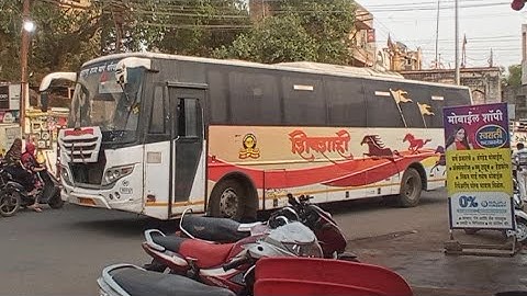 MSRTC BUS REACTION AT AHMEDNAGAR