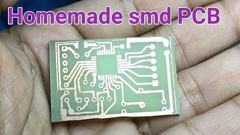 Homemade arduino atmega328p-au pcb
