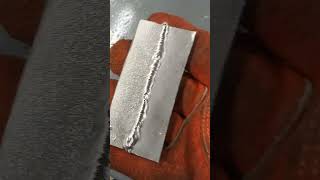 Comment how well you think I welded this butt joint with tig #welding #tigwelding