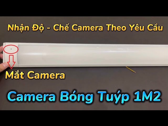 " Camera Giấu Kín Giá Rẻ " Camera Ngụy Trang Bóng Đèn Led Tuýp 1M2 Wifi Full4K Xem Trên Điện Thoại