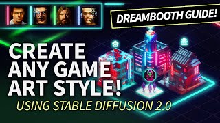 Dreambooth Game Art Guide! Isometric Strategy Game using Stable Diffusion 2.0 AI