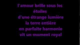 parole l amour brille sous les etoiles
