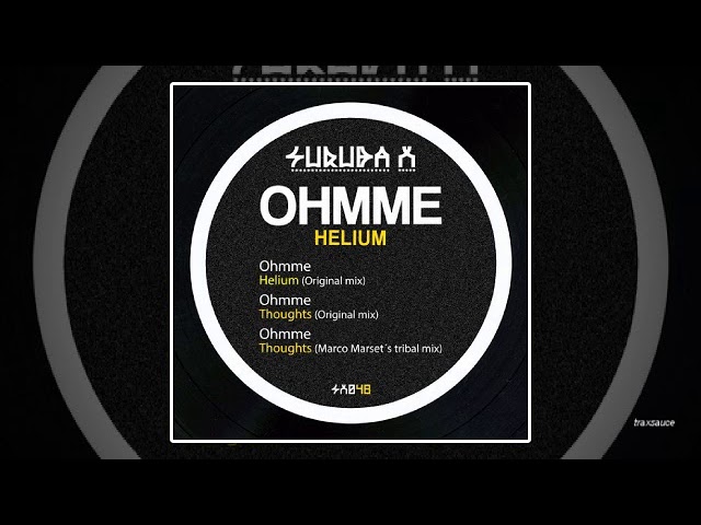 Ohmme - Thoughts (Marco Marset's Tribal Mix)