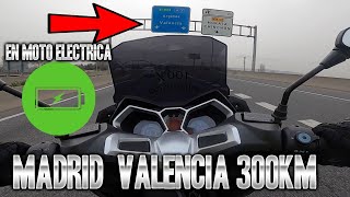 VIAJE EN MOTO ELÉCTRICA MADRID-VALENCIA EN JCADI ALEX 125