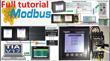 Modbus communication with power meter full tutorial in 9 hours