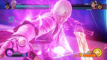 Easy kill combo with Dante and Spiderman MVCI