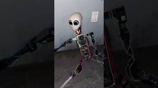 He made this thing too smart man!! #horror #shorts #reaction #animation #scary #robot #memes