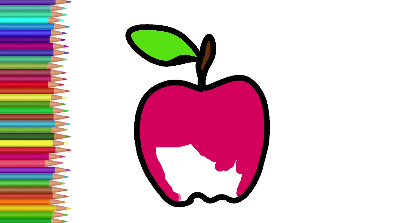 picture Manzana Roja Dibujo Para Niños youtube