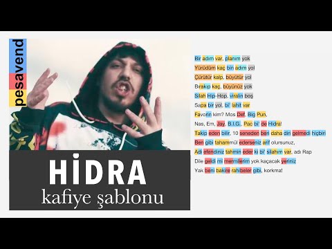 Katliam 4 - Hidra Verse - Sözler & Kafiye Şablonu