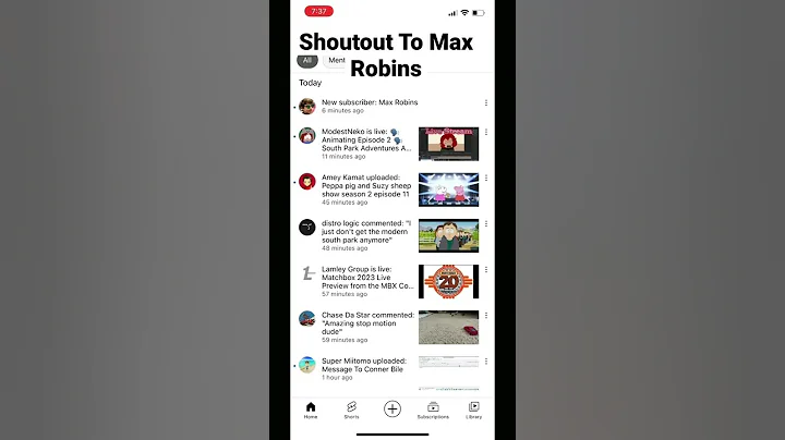 Shoutout To Max Robins