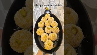 Mango Coconut Ladoo Recipe 🔥 | Perfect Festive Sweet 🥭🥥 #youtubeshorts #shorts