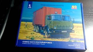 Обзор модели Камаз 53212 контейнеровоз от AVD Models