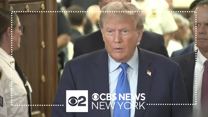 Former President Trump expected to testify today