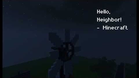 Minecraft - Hello, Neighbor Intro