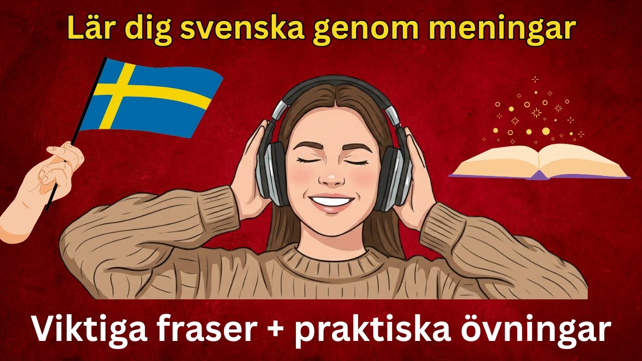 Lär dig svenska genom meningar | Viktiga fraser + praktiska övningar
