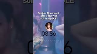 #gidle #gidlequeencard #queencard #linedistribution #soojin