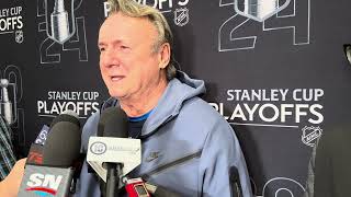 Winnipeg Jets Playoff Practice Report | Coach Rick Bowness