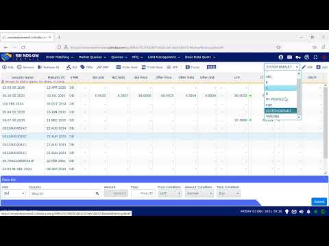 NDSOM-Retail - How to Set NDS OM  Market Watch