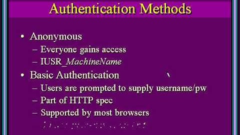 76 Authentication Methods