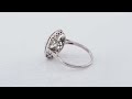 Austrian Antique 5.15 Ct Diamond Solitaire Plus Rare Platinum ring