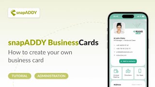 How to create your own business card (3) | snapADDY BusinessCards